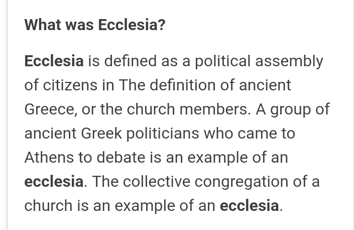Ecclesiastes, a message to the “Church”.